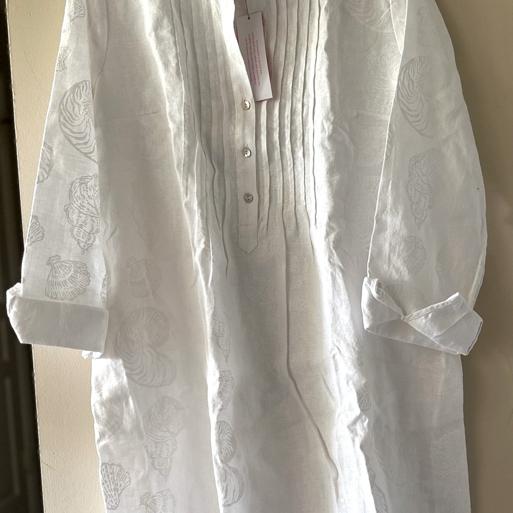 Lilly Pulitzer Rhoda linen popover - Picture 3 of 15